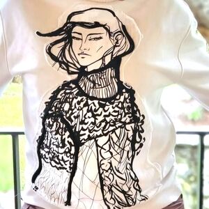 Zara Fashion Print Sweater